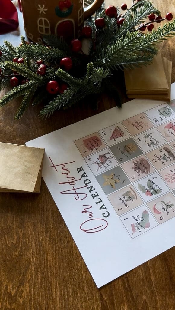 Daily Advent Activity Ideas