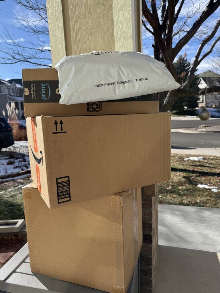 Stack of packages